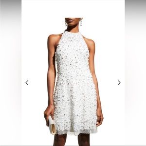 Aiden mattox halter swing dress